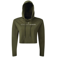 Never Stop Training - Cropped Hoodie