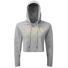 ALPHA Gold - Spartan Forged - Cropped Hoodie