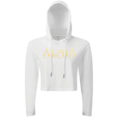 ALPHA Gold - Spartan Forged - Cropped Hoodie