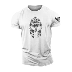 Spartan Helmet Winter Camo - Spartan Forged - Gym T-Shirt