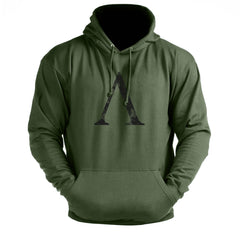 Spartan Symbol Hex Camo - Spartan Forged - Gym Hoodie