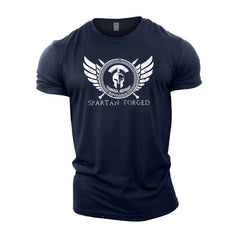 Spartan Forged Chest Emblem - Spartan Forged - Gym T-Shirt