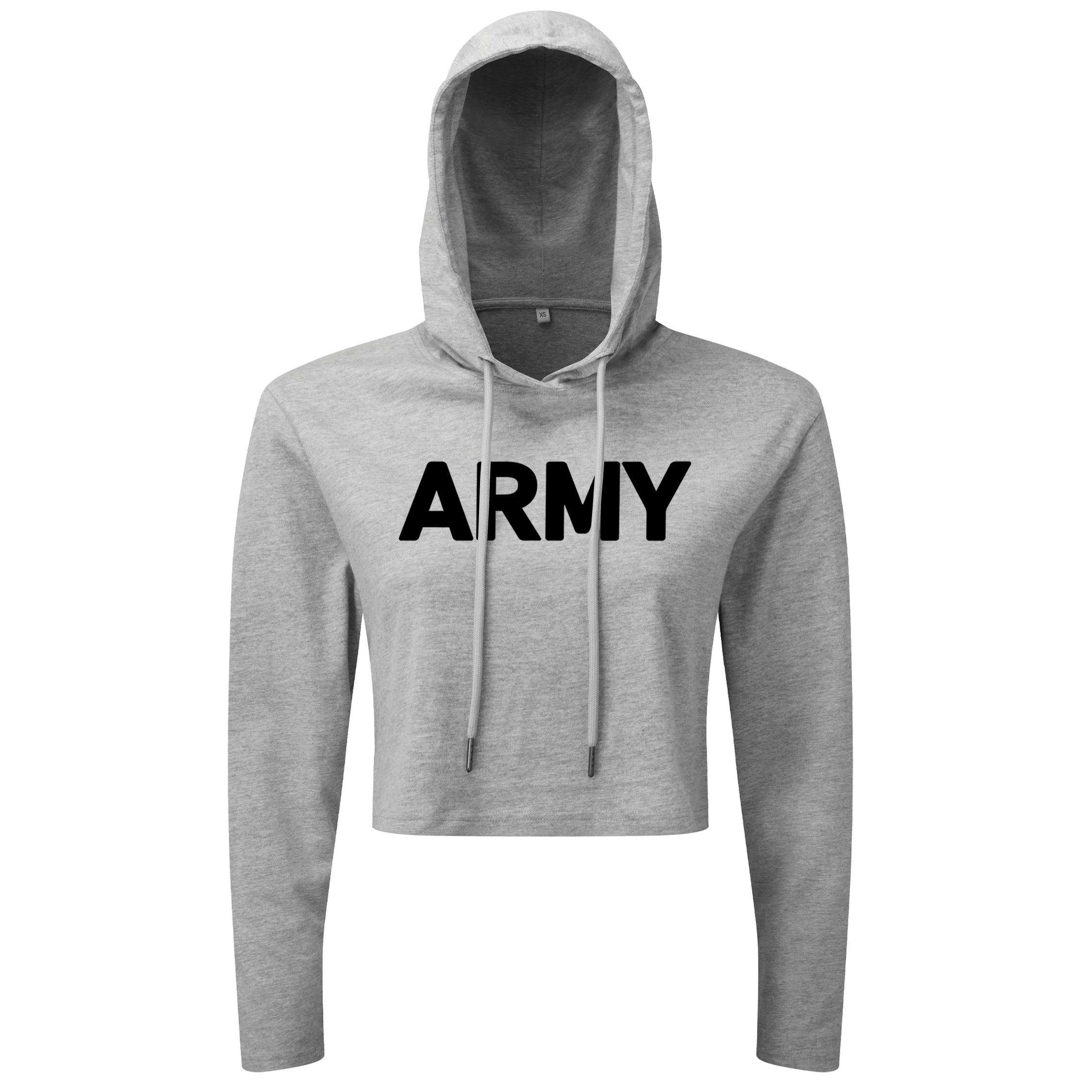 Army - Cropped Hoodie