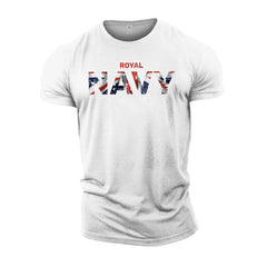 Royal Navy UK Flag - Gym T-Shirt