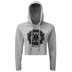 Sons Of Odin Helmet - Cropped Hoodie