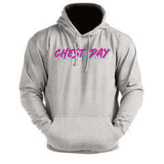 Retro Chest Day - Gym Hoodie