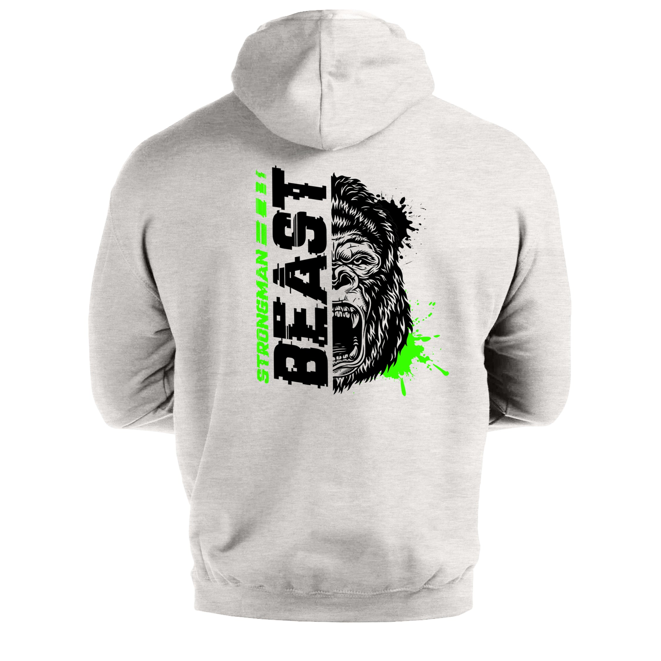 Strongman Beast Green - Gym Hoodie