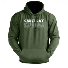 Gymtier Barbell Club - Chest Day - Gym Hoodie