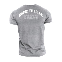 Gymtier Barbell Club - Raise The Bar - Gym T-Shirt