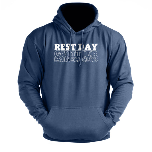 Gymtier Barbell Club - Rest Day - Gym Hoodie