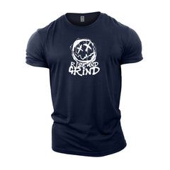 Rise And Grind Smiley - Gym T-Shirt