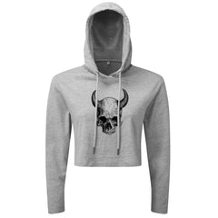 Devil Skull - Cropped Hoodie