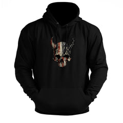 Devil Skull USA - Gym Hoodie