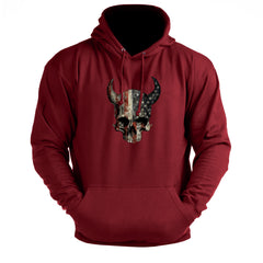 Devil Skull USA - Gym Hoodie