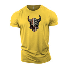 Devil Skull USA - Gym T-Shirt