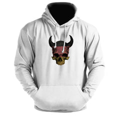 Devil Skull DE - Gym Hoodie