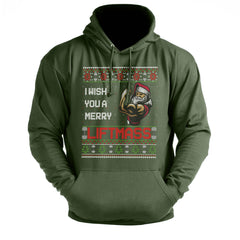 I Wish You A Merry LIFTmas - Gym Hoodie